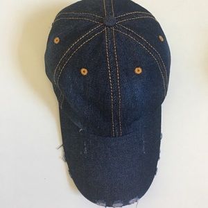 Vintage Distressed Denim Baseball ⚾️ Cap
